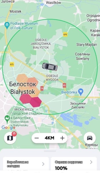 «В месяц получается 5 000 злотых». Белорус устроился на работу в польское такси и рассказал о своём доходе