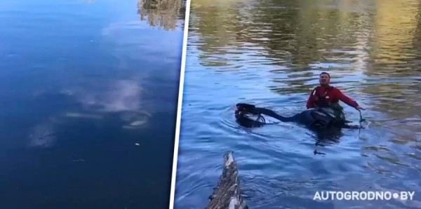 У белоруса в Вильнюсе хотели угнать мотоцикл, но не смогли. Разозлились и утопили в реке У белоруса в Вильнюсе хотели угнать мотоцикл, но не смогли. Разозлились и утопили в реке